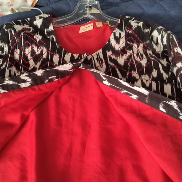 Choices Black and White Lined Jacket - Picture 4 of 7